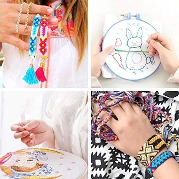 962Pcs Friendship Bracelet Kits for Creative Crafters - 110 Colors