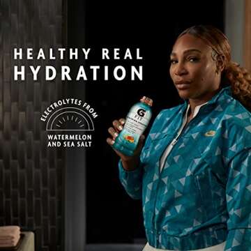 Gatorade Fit Electrolyte Beverage, Healthy Real Hydration, Four Flavor Variety Pack, 16.9.Fl oz Bottles (Pack of 12)