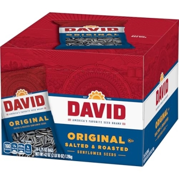 David's Original Sunflower Seeds 24 Pack Healthy Snack