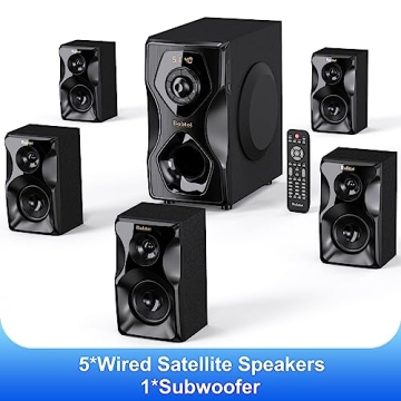 Bobtot 700 Watts Surround Sound Speakers for Home