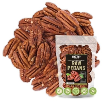 Premium Raw Pecan Halves - American Grown, Non-GMO
