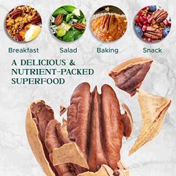 Premium Raw Pecan Halves - American Grown, Non-GMO