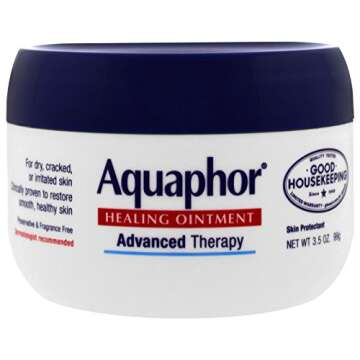Aquaphor Healing Ointment, 3.5 oz., Moisturizes and Soothes Dry, Cracked, Irritated Skin, Use on Cha...