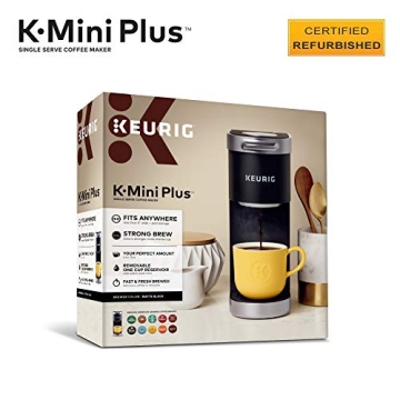 Compact Keurig K-Mini Plus Coffee Maker for Travel