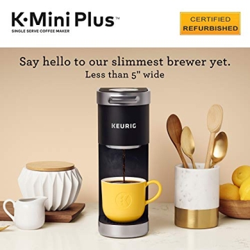 Compact Keurig K-Mini Plus Coffee Maker for Travel
