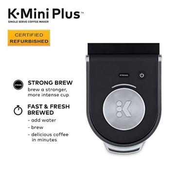 Compact Keurig K-Mini Plus Coffee Maker for Travel