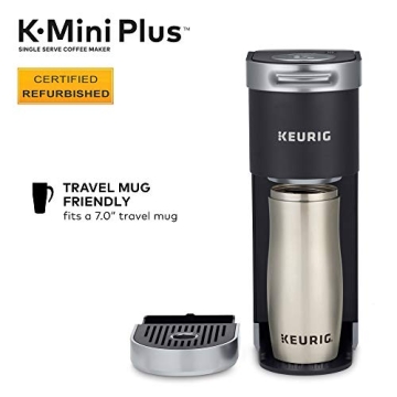 Compact Keurig K-Mini Plus Coffee Maker for Travel