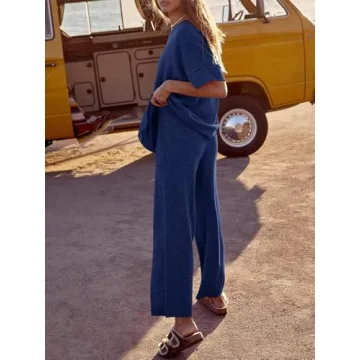 Tankaneo Women's 2 Piece Lounge Set for Travel and Style