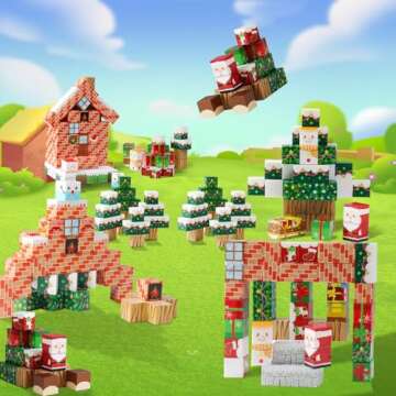 Uuoeebb 86Pcs Magnetic Blocks, Magnetic Blocks Building Toys Magnet Blocks Cubes STEM Construction Sensory Toddlers Toys Kids Toys Boys 3+ 5 6 7 8 Girls Gifts for Kids