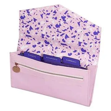 Yes Studio Faux Leather Document Holder - Ideal Travel Wallet