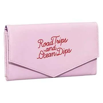 Yes Studio Faux Leather Document Holder - Ideal Travel Wallet