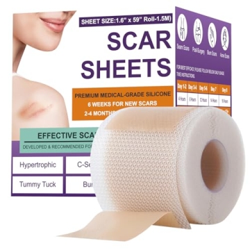 Silicone Scar Sheets - Advanced Scar Healing Tape for All Skin Types