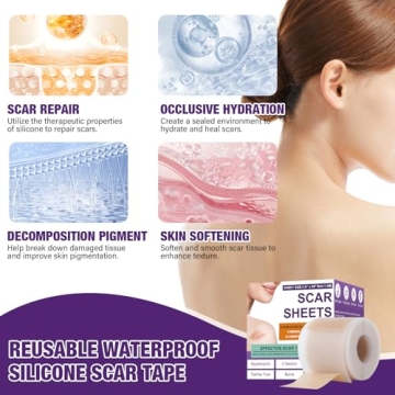 Silicone Scar Sheets - Effective Scar Treatment & Healing Tape