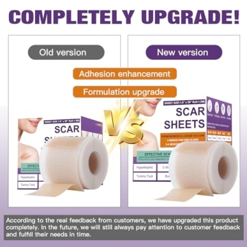 Silicone Scar Sheets - Effective Scar Treatment & Healing Tape
