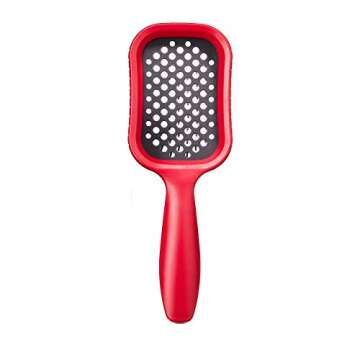 RED by Kiss Dry Vent Heat-Resistant Hair Brush, Detangling Fast Blow Drying for Wet Dry Curly Thick Straight Hair, Vented Detangler for Women Men Children Kids