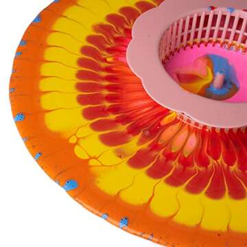 Xieda 4 Pieces Acrylic Paint Pouring Strainers Plastic Silicone Paint Pouring Strainers for Acrylic Paint Pouring Supplies