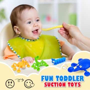 Bath Suction Toys for Toddlers: No-Hole Silicone Fun