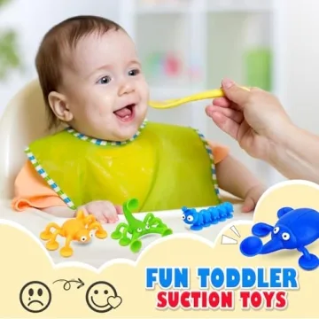 Bath Suction Toys for Toddlers: No-Hole Silicone Fun
