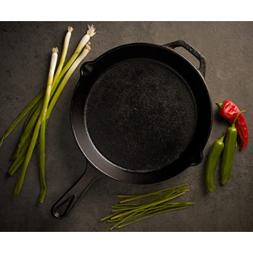 Mercer Culinary Cast Iron Skillet 10.25 Inch Durable Versatile
