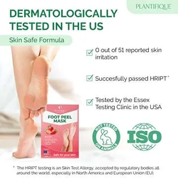 PLANTIFIQUE Foot Peel Mask | Baby Soft Feet At Home