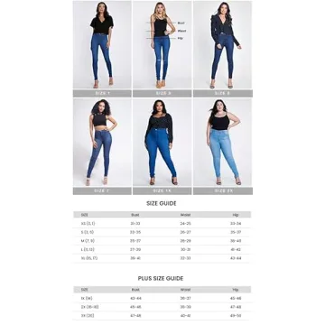 Vibrant Women’s High Waisted Skinny Jeans for Ultimate Comfort