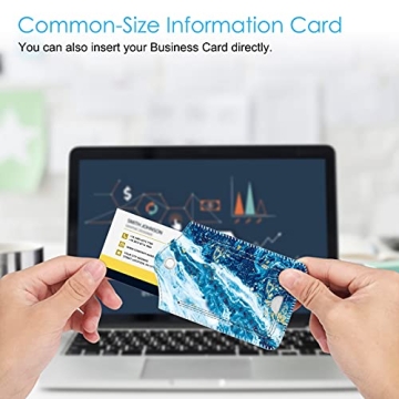 Stylish Luggage Tags with Privacy Cover and Steel Loop