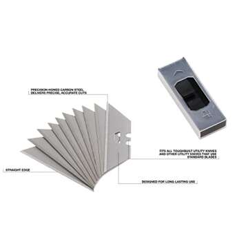 Ultimate ToughBuilt Utility Knife Blades - 30 Pack for Precision Cutting Solutions