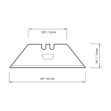 ToughBuilt 30 Pack Universal Utility Knife Blades for Precision