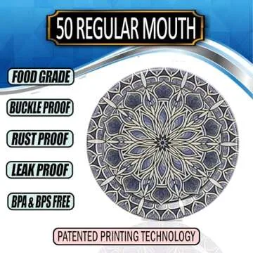 Supa Ant Regular Mouth Canning Lids - Rustproof & Food-Grade