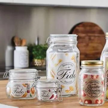 Bormioli Rocco Fido 5L Glass Jar for Airtight Storage