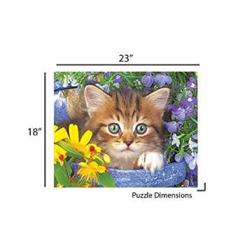 Springbok Puzzle to Remember - Alzheimer & Dementia Activity - 36 Piece Jigsaw Puzzle Garden Helper - Made in USA