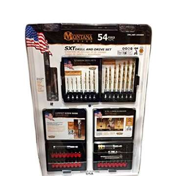 Montana Brand 54Pc Power Drill & Driver Tool Set