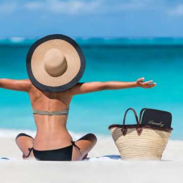 Travel Fanatics Black Travel Laundry Bag for Dirty Clothes - Compact, Durable & Spacious Travel Esse...