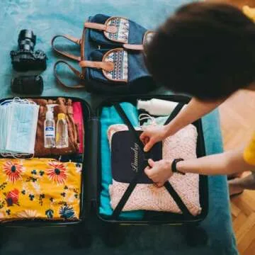 Travel Fanatics Laundry Bag - Compact & Durable Travel Essential