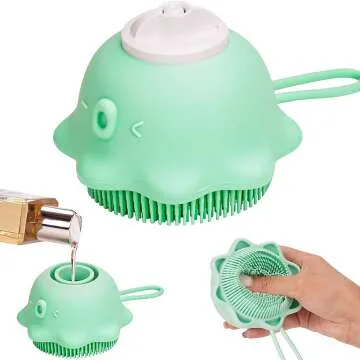 LRVEZSY Silicone Body Scrubber for Kids - Travel Loofah