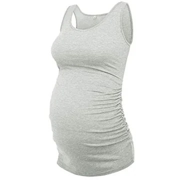 Comfortable Maternity Tank Tops for All Stages 3 Pack