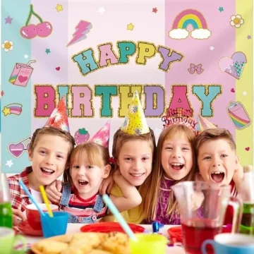 Colorful MEHOFOND 7x5ft Birthday Backdrop for Parties