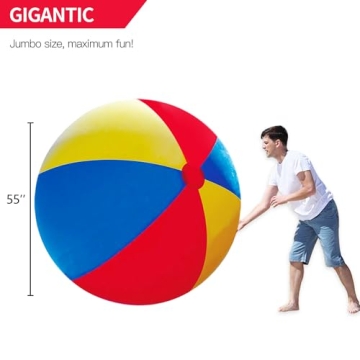 Giant Inflatable Beach Ball for Summer Fun and Games