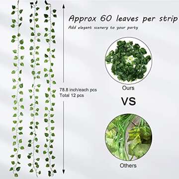 Wild One 16 inch Happy Birthday Balloons, Birthday Banner, Decorations and 12 Pieces Artificial Ivy Garland