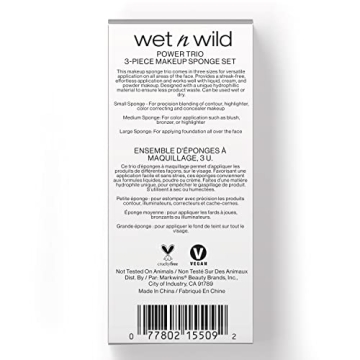 Wet n Wild Power Trio Makeup Sponge Set for Flawless Application
