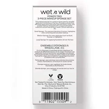 Wet n Wild Power Trio Makeup Sponge Set for Flawless Application