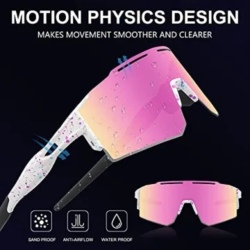 OULAIQI Sports Sunglasses for Men and Women - Stylish Protection