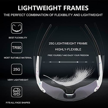 OULAIQI Sports Sunglasses for Men and Women - Stylish Protection