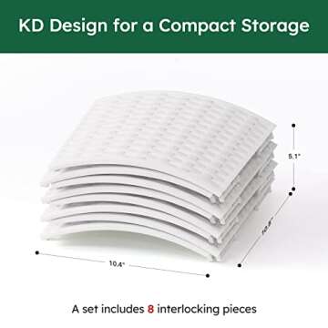 HarcoHome Round Rattan Christmas Tree Collar Wicker Christmas Tree Ring Skirt Base Cover Christmas Decorations for Xmas Tree Plastic Wicker 25.6" Bottom Diameter and 10" Height (Red)