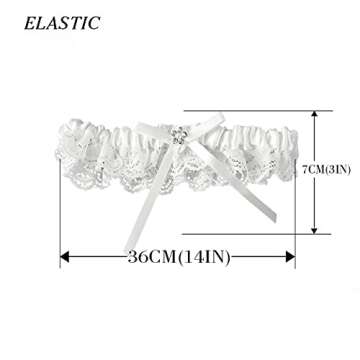 Elegant EVAZEN Bride Lace Garter - Wedding Accessory