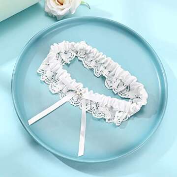 Elegant EVAZEN Bride Lace Garter - Wedding Accessory