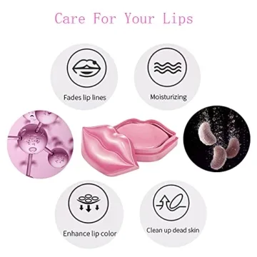Yeweian 20Pcs Collagen Lip Mask for Moisturizing Care