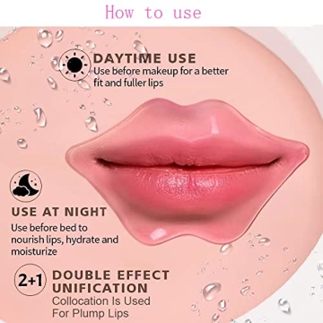 Yeweian 20Pcs Collagen Lip Mask for Moisturizing Care
