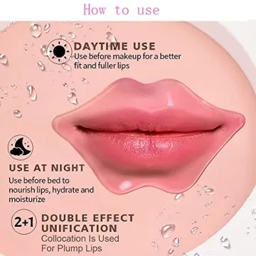 Yeweian 20Pcs Collagen Lip Mask for Moisturizing Care