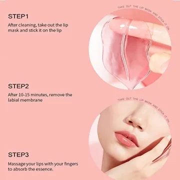 Yeweian 20Pcs Collagen Lip Mask for Moisturizing Care